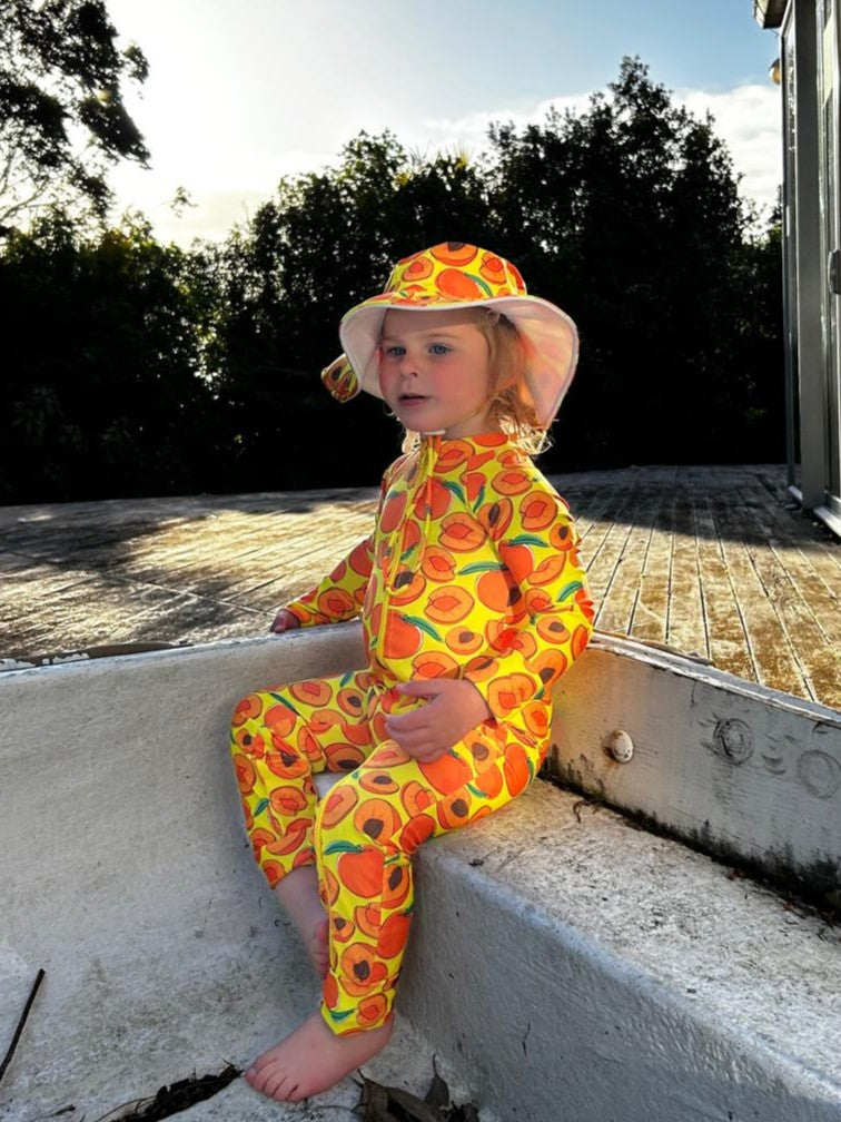 Apricot Pop Full Length Swimsuit