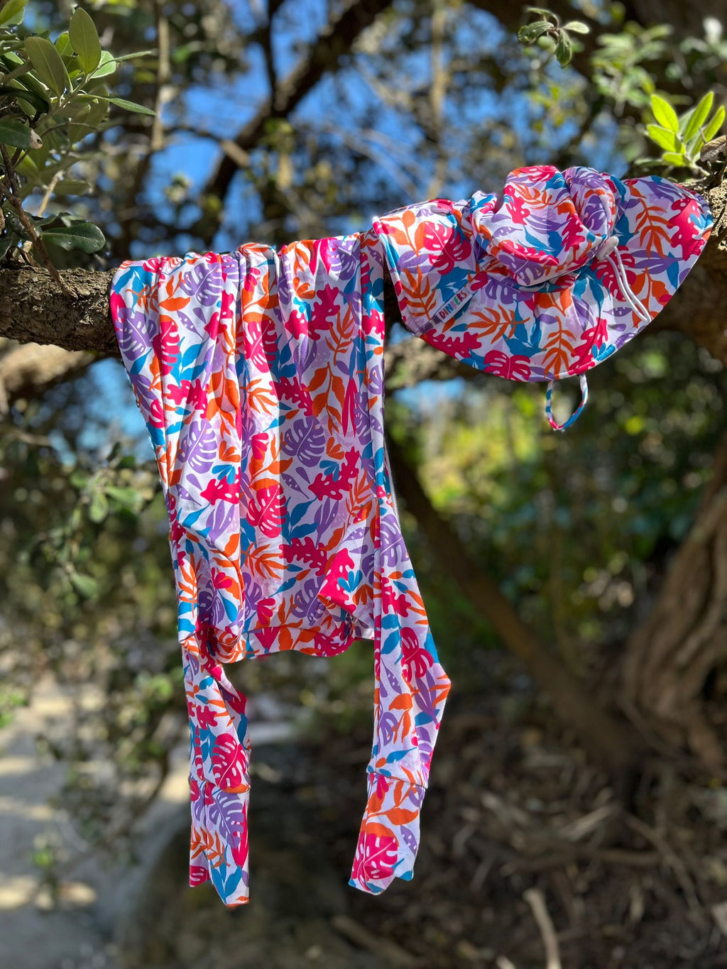Flower Power Full Length Swimsuit