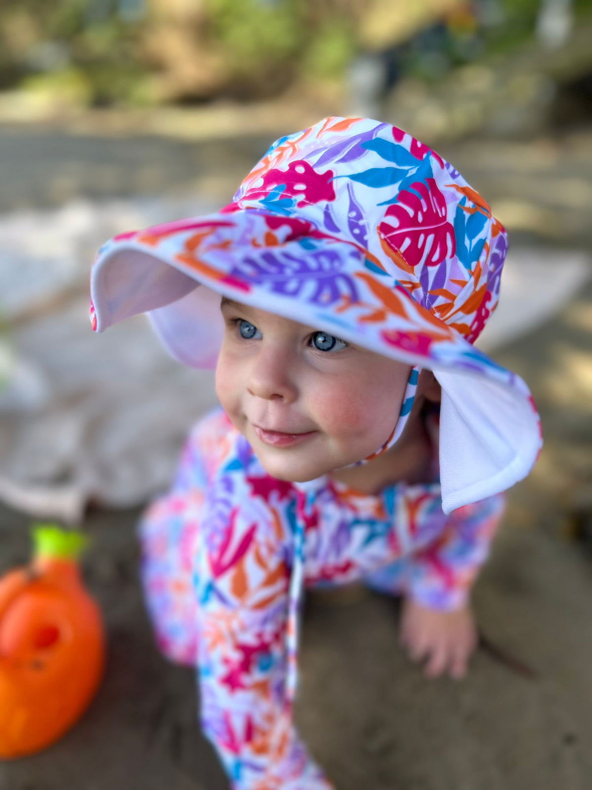 Flower Power Swim Hat